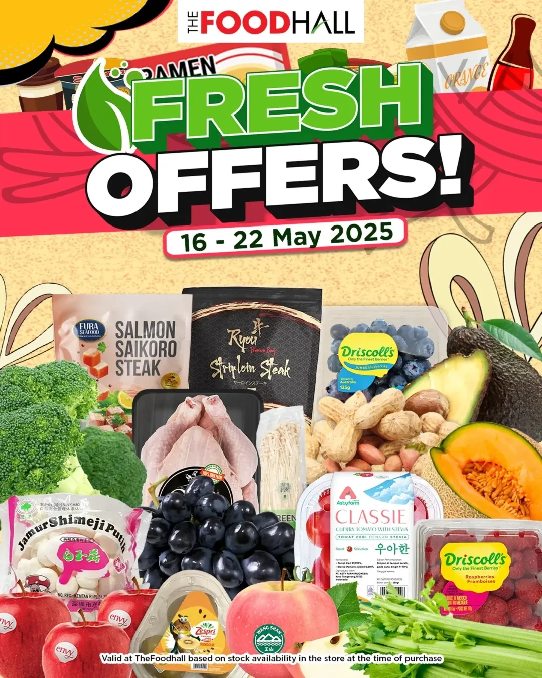 Promo The Foodhall Fresh Deals 16 - 22 Mei 2025 - Image 1