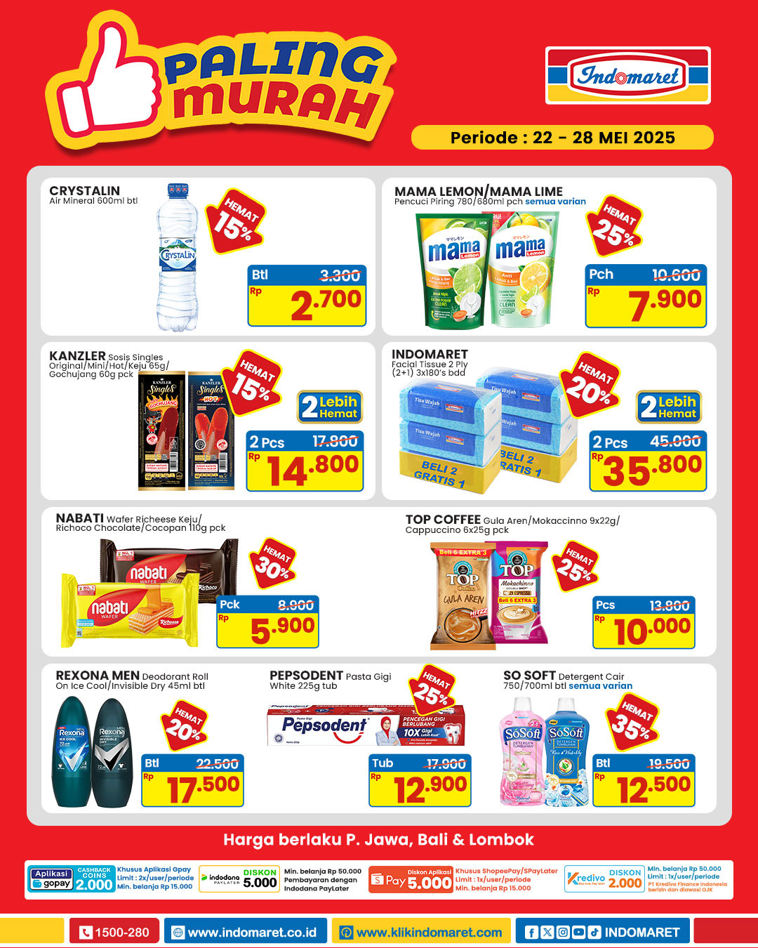 Promo Indomaret Paling Murah 22 - 28 Mei 2025