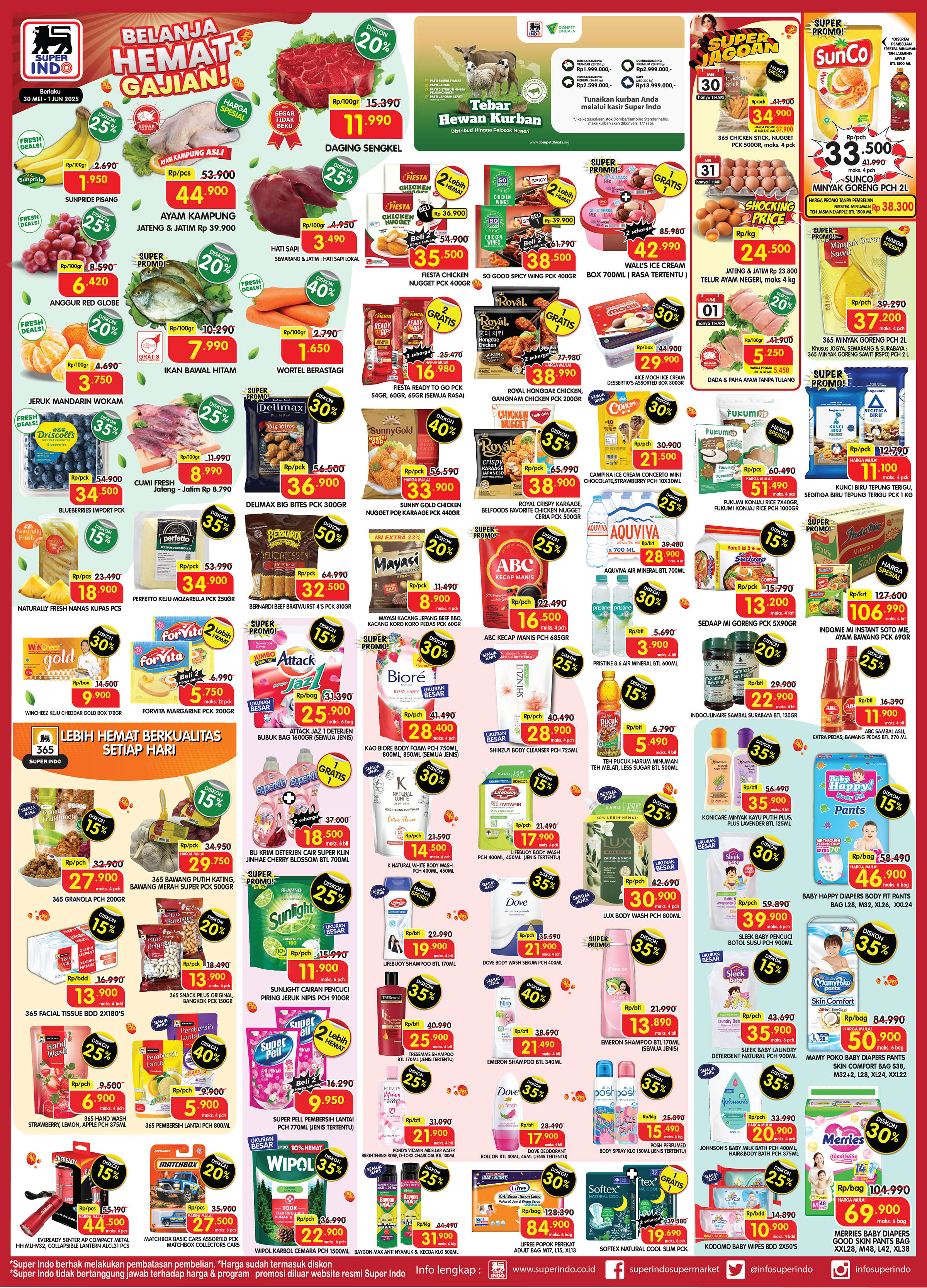 Promo Superindo JSM Periode 30 Mei - 1 Juni 2025