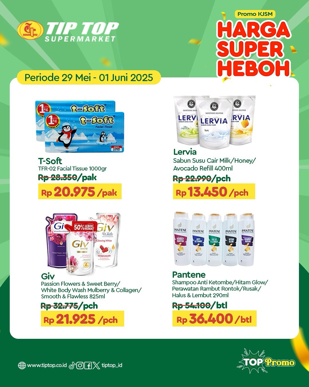 Promo Tip Top JSM Harga Super Heboh Periode `30 Mei - 1 Juni 2025 - Image 2