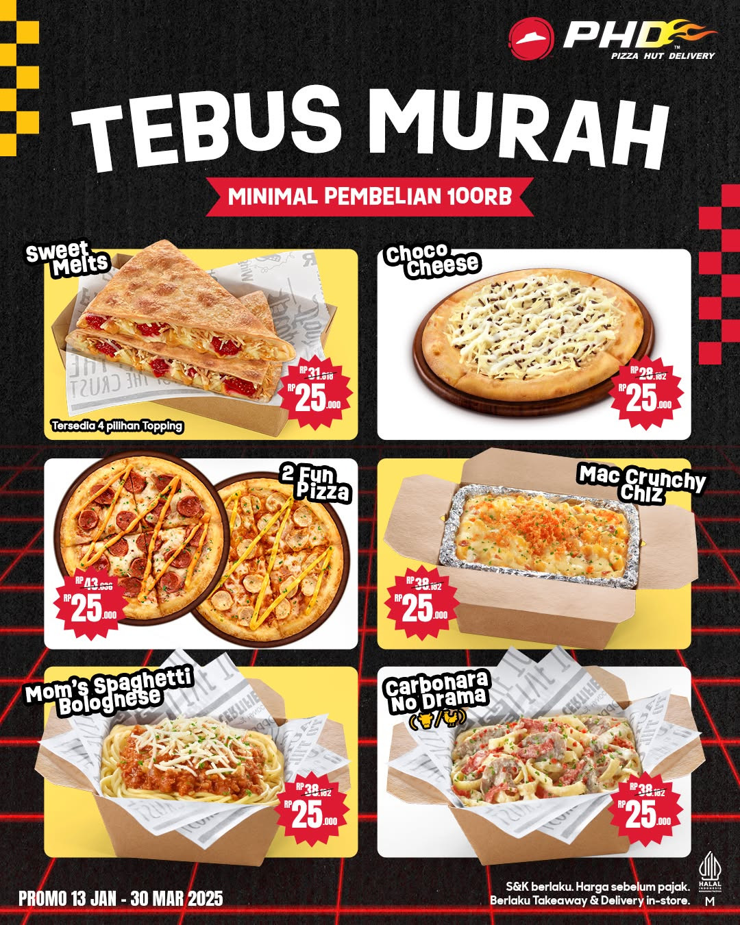 Promo PHD Tebus Murah Minimal Pembelian Rp 100.000