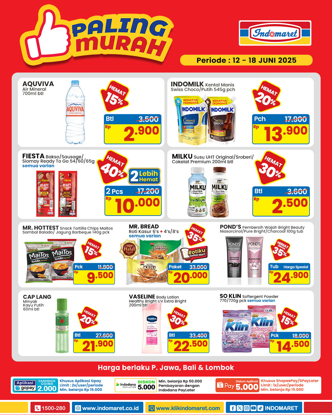 Promo Indomaret Paling Murah 12 - 18 Juni 2025