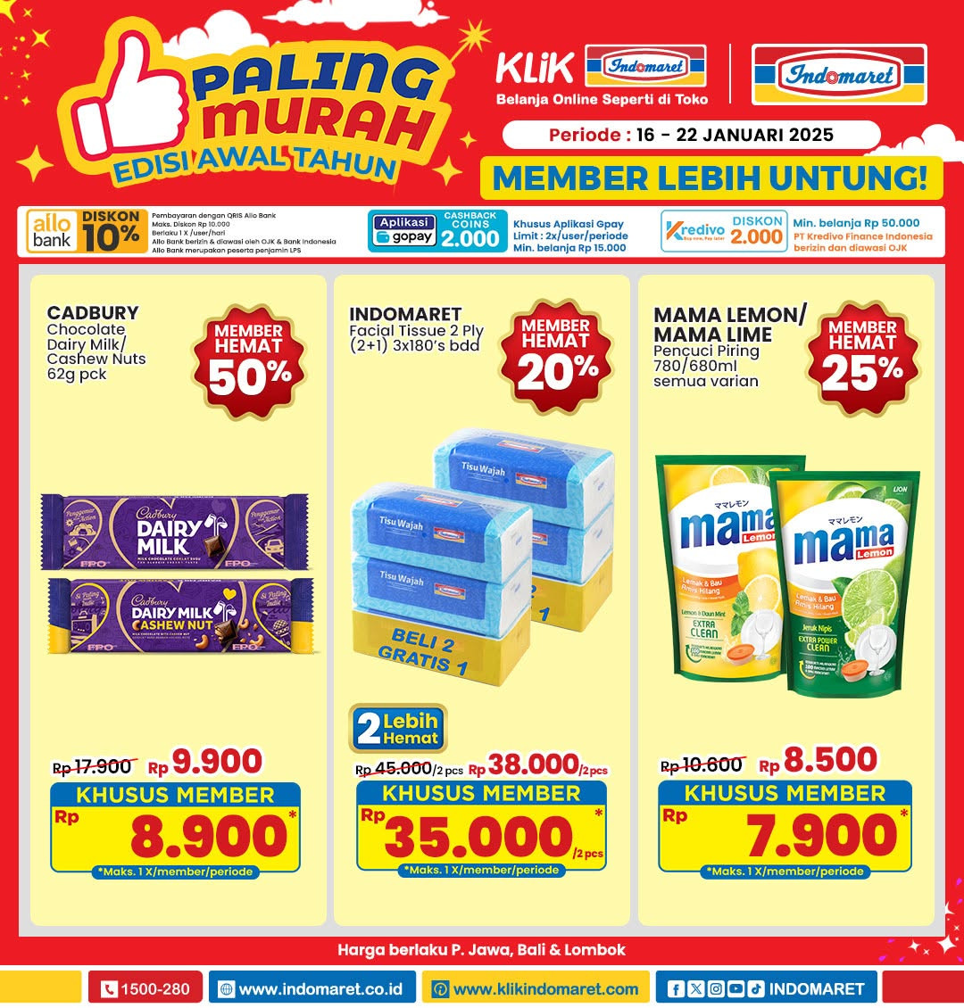 Promo Indomaret Paling Murah 16 - 22 Januari 2025 - Image 1