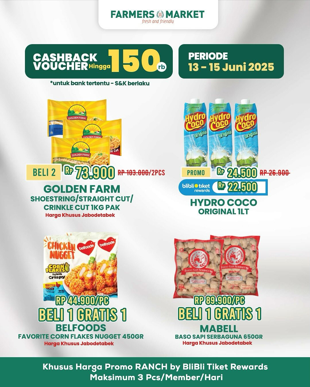 Promo Farmers Market Hemat Akhir Pekan Periode 13 - 15 Juni 2024 - Image 2