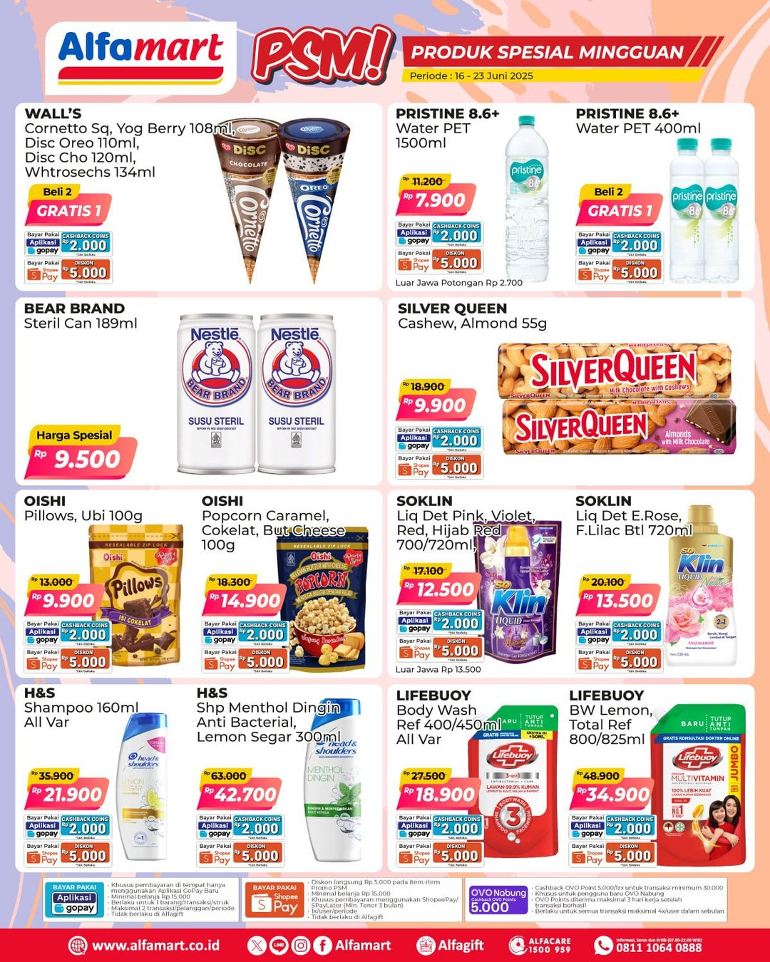 Promo Alfamart PSM Periode 16 - 23 Juni 2025