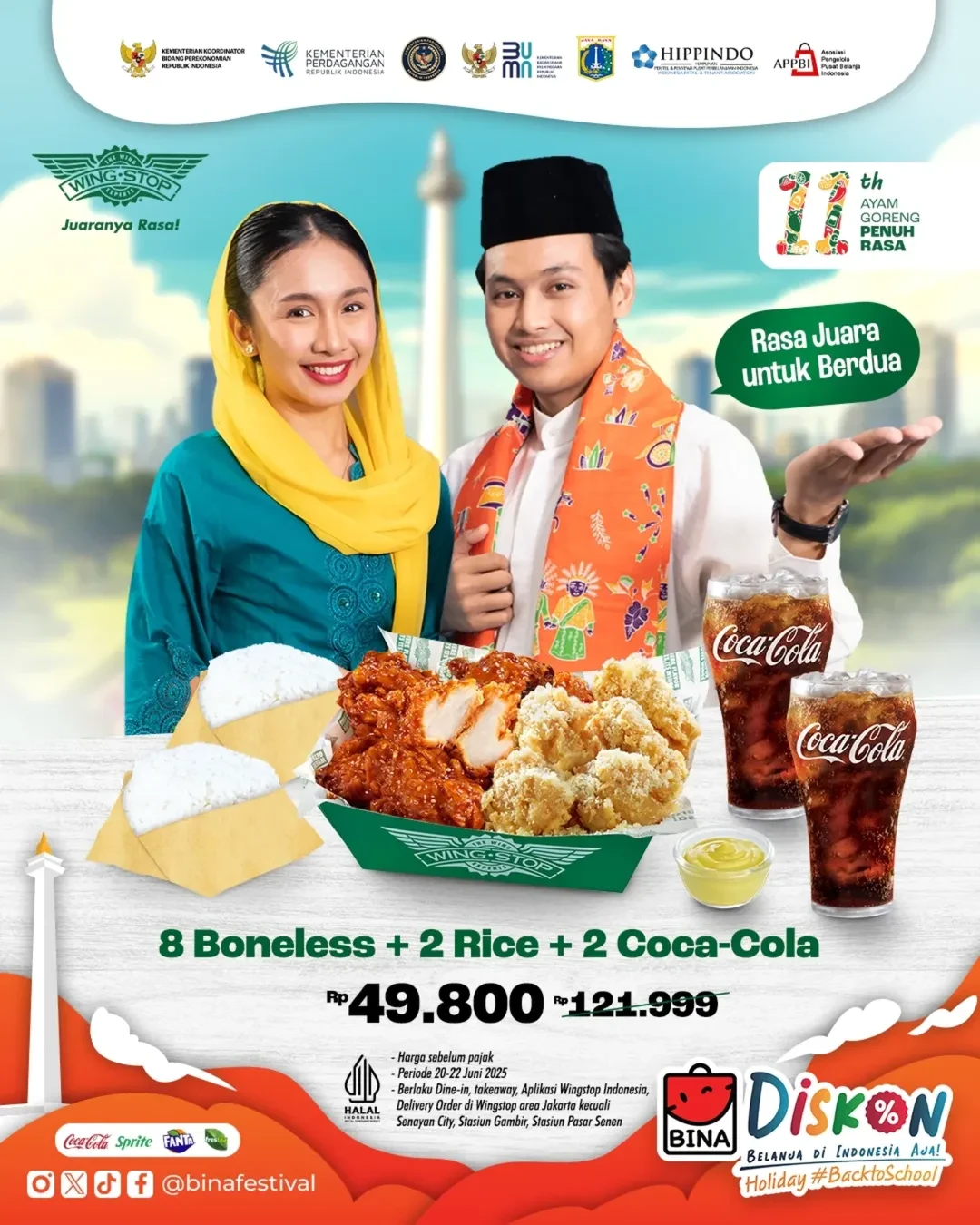 Promo Wingstop Spesial HUT Jakarta - Image 2