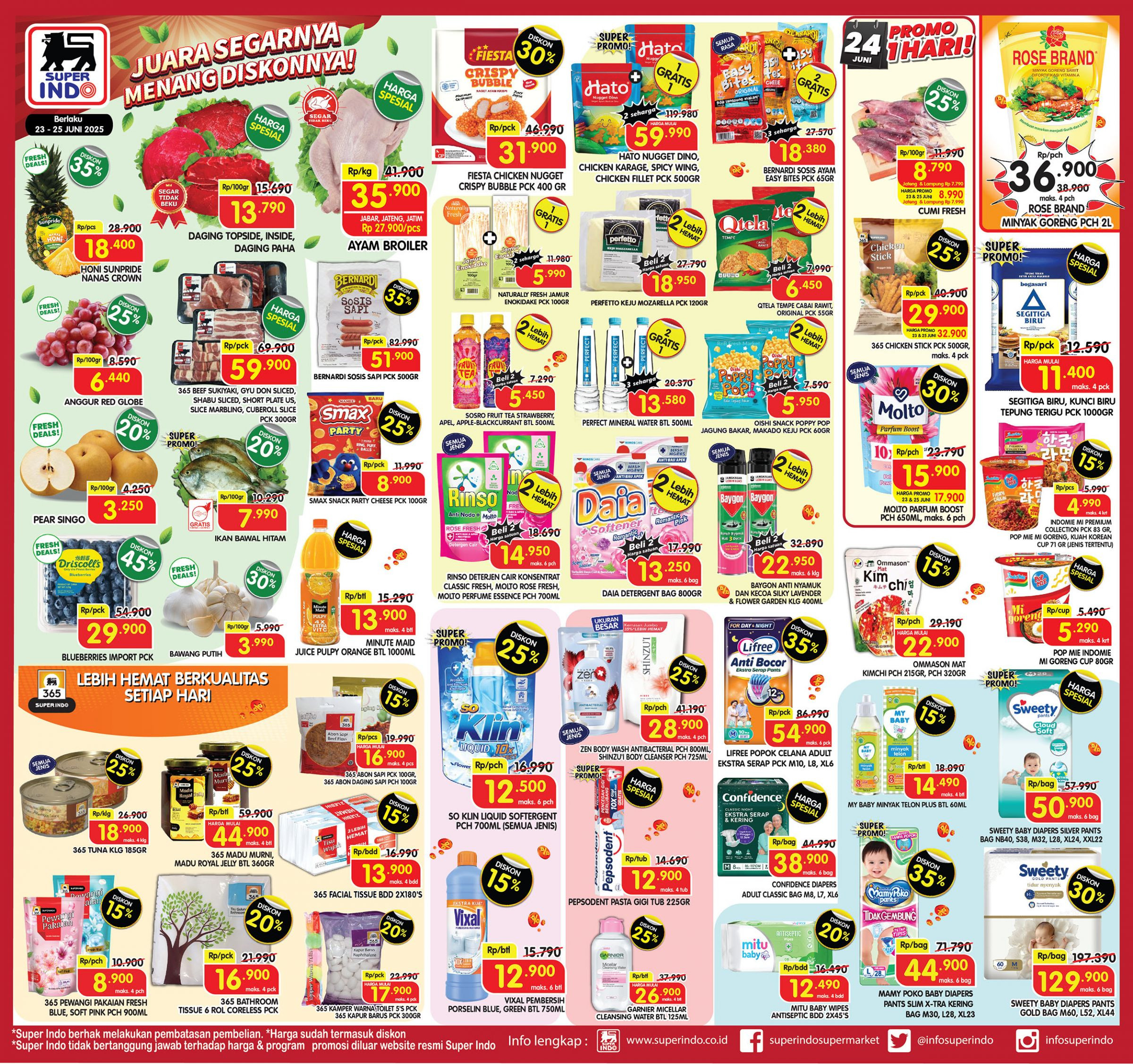Promo Superindo Periode 23 - 25 Juni 2025