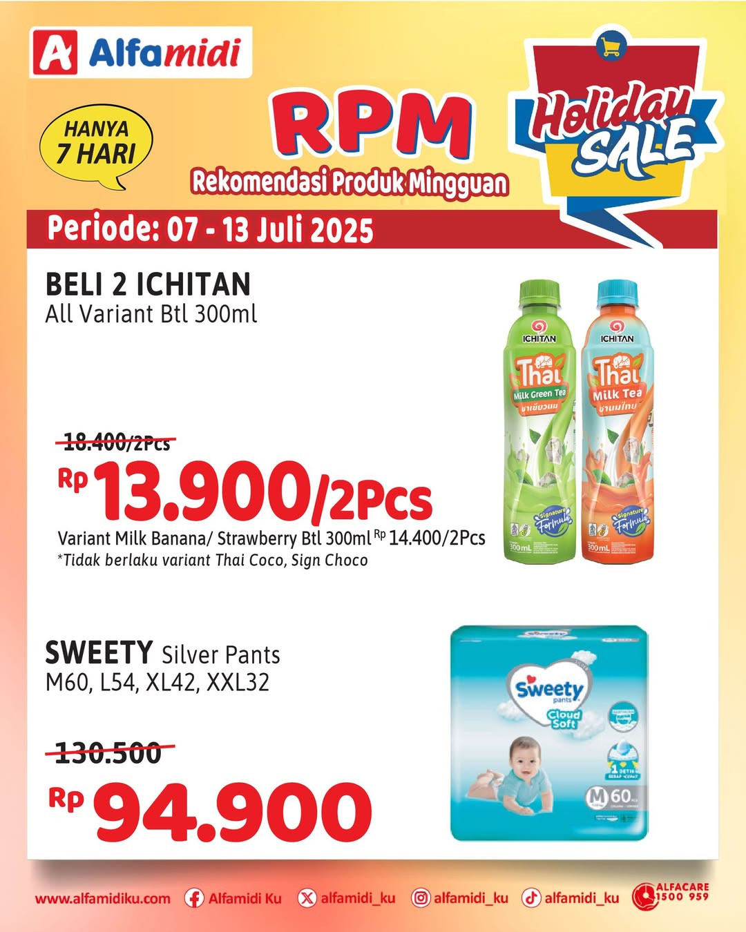 Promo Alfamidi RPM Periode 7 - 13 Juli 2025