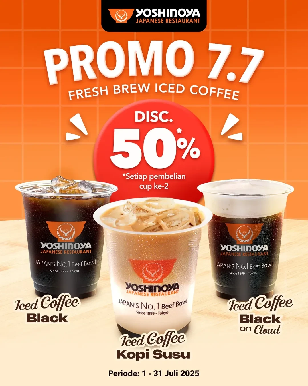 Promo Yoshinoya Promo 7.7 - Image 1