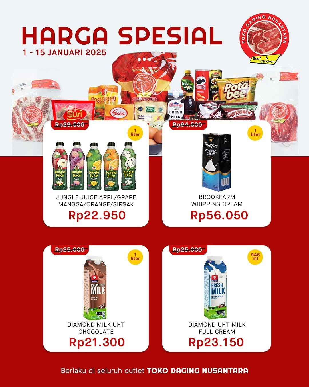 Promo Toko Daging Nusantara Periode 1 - 15 Januari 2025 - Image 13
