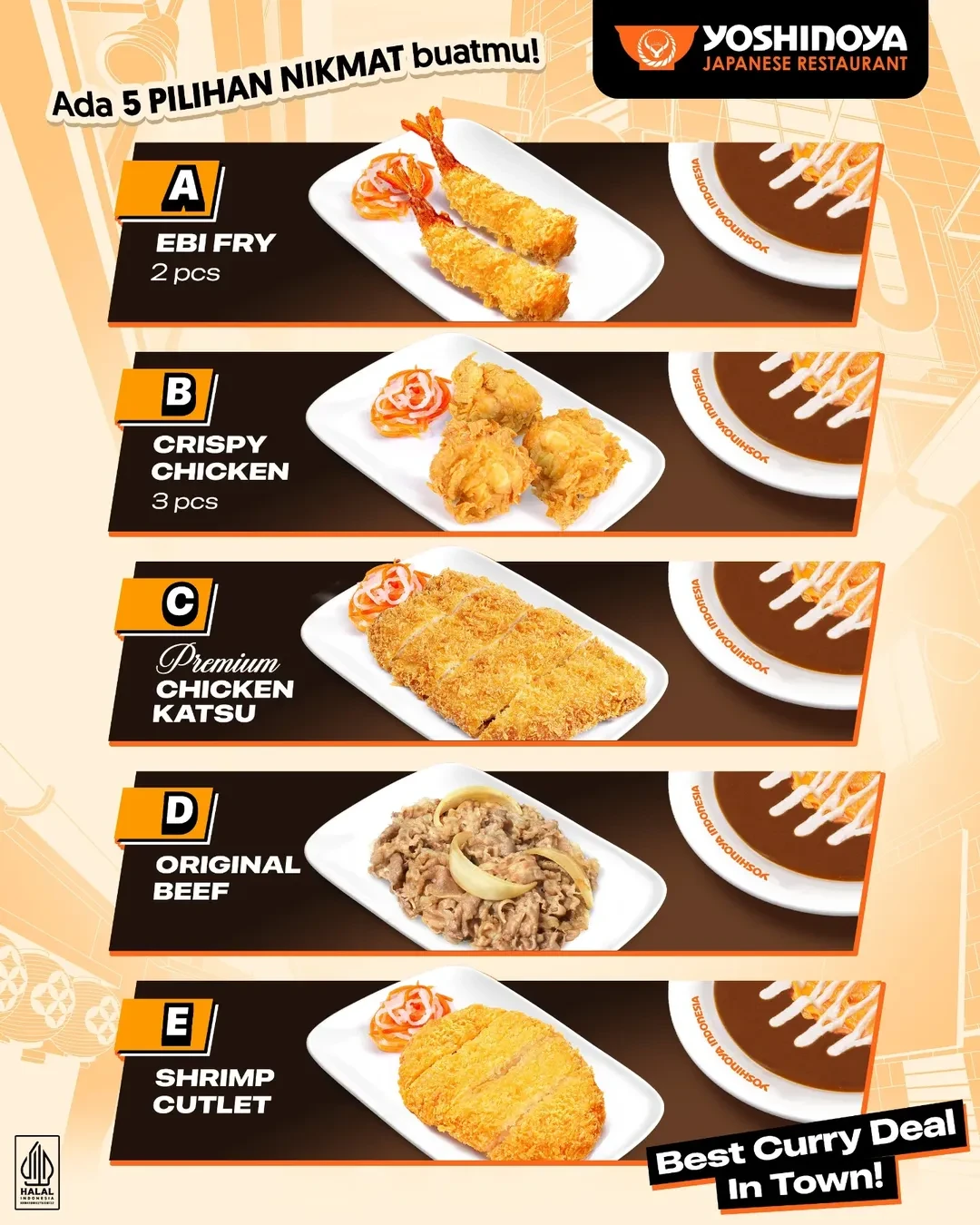 Promo Yoshinoya Menu Baru Japanese Curry with Srambled Egg - Image 1