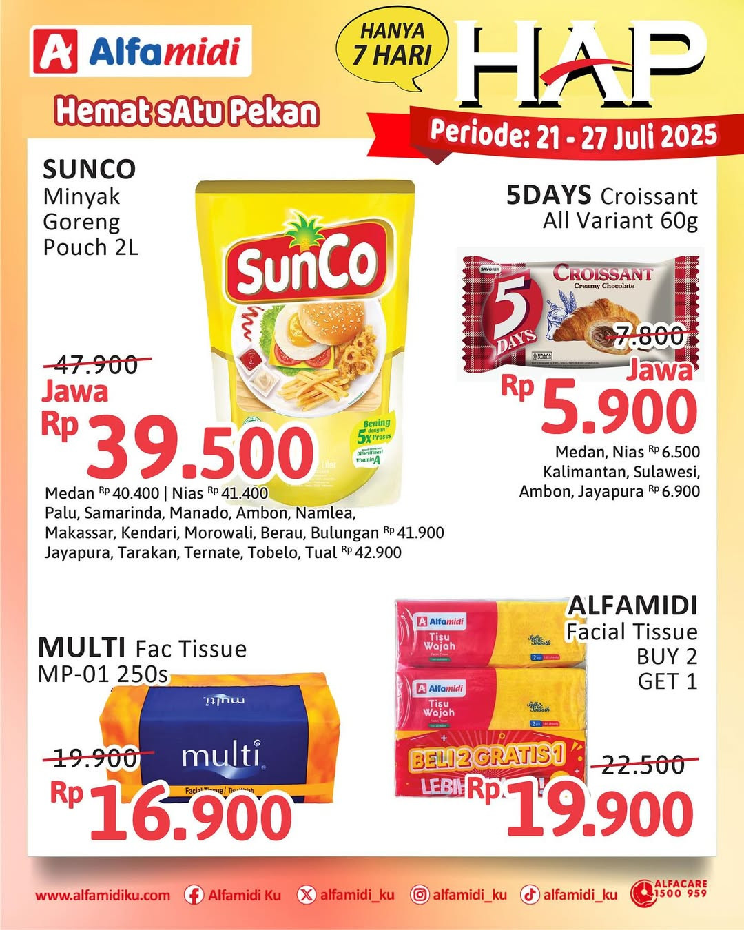 Promo Alfamidi HAP Periode 21 - 27 Juli 2025 - Image 1