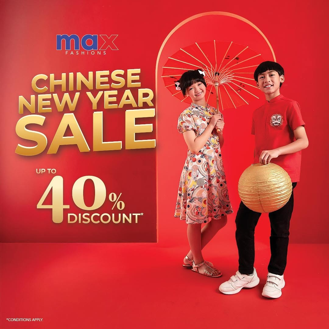 Promo Max Fashion Chinese New Year Diskon s/d 40% - Image 1