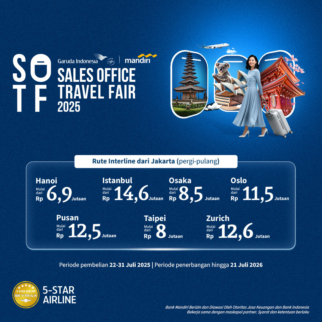 Garuda Indonesia x Bank Mandiri Sales Office Travel Fair 2025 - Image 1