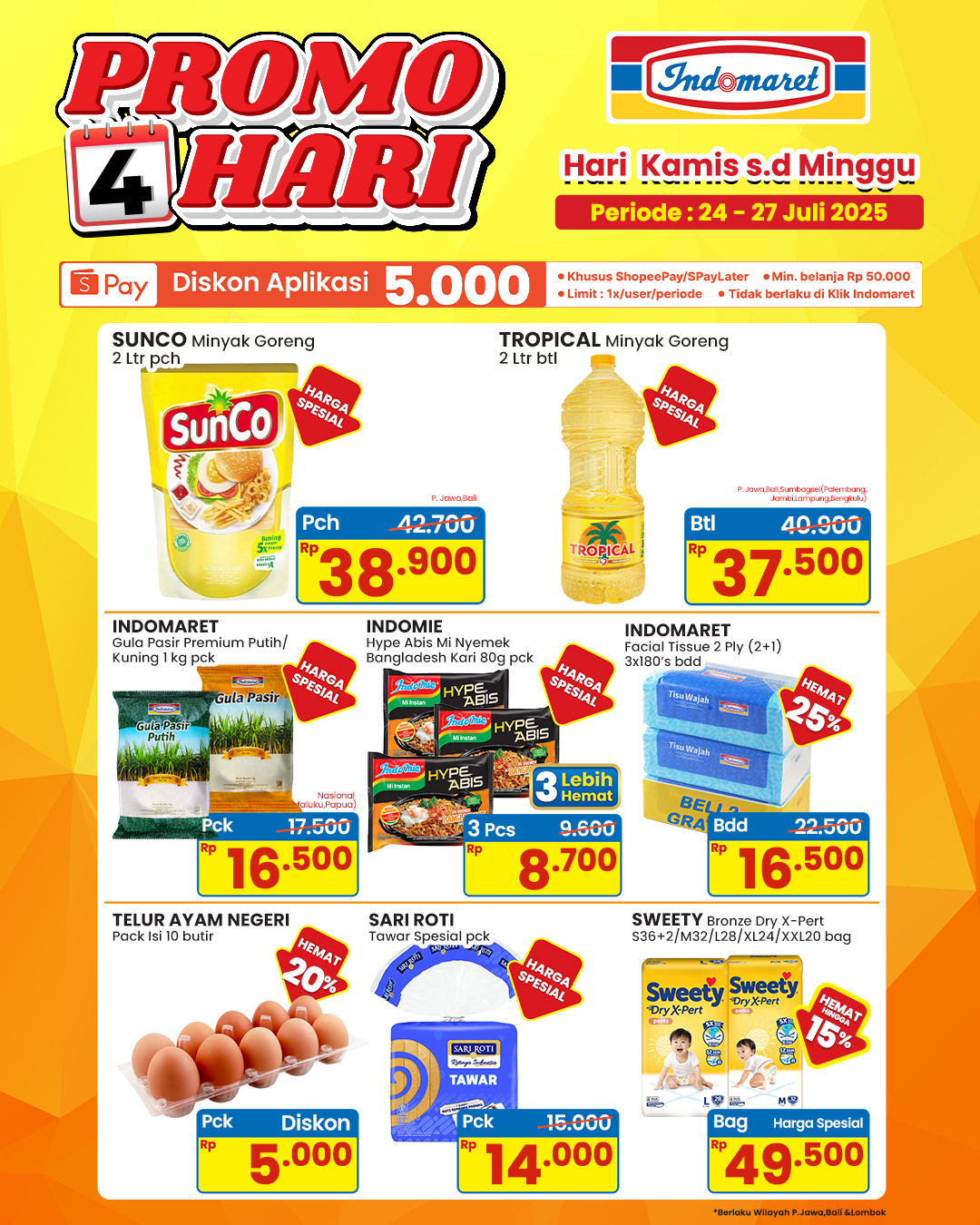 Promo Indomaret 4 Hari 24 - 27 Juli 2025