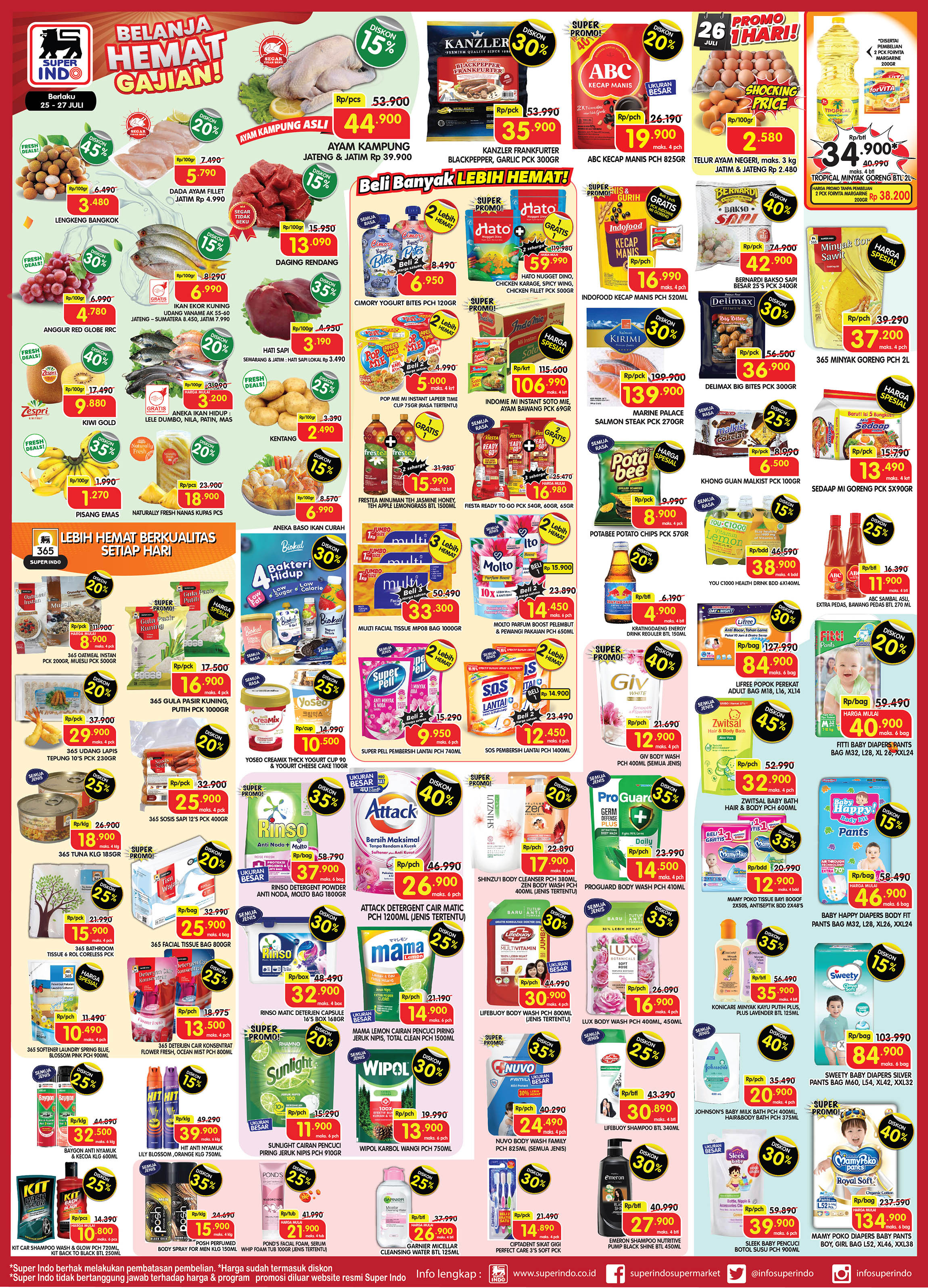 Promo Superindo JSM Periode  24 - 27 Juli 2025