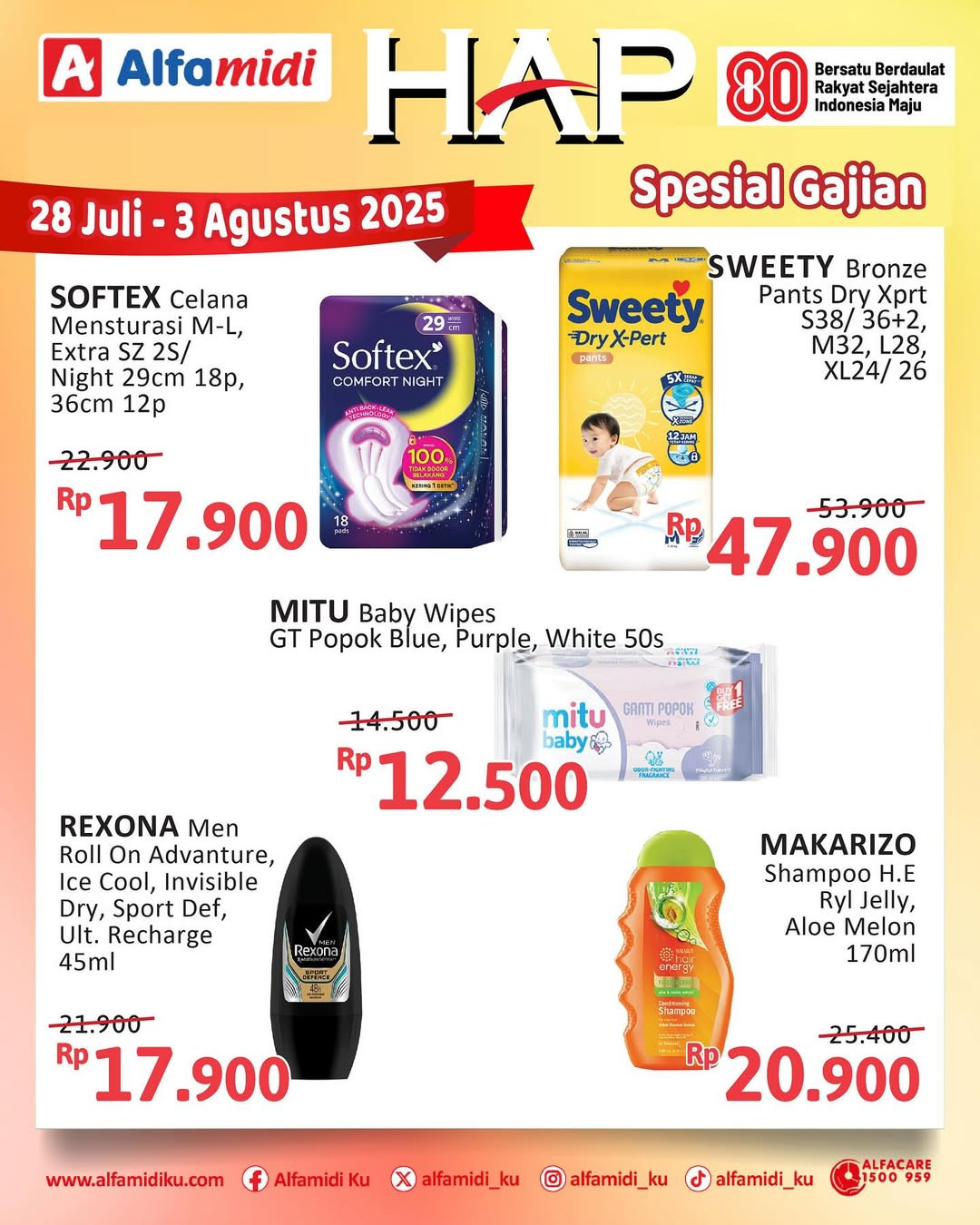 Promo Alfamidi HAP Periode 28 Juli - 3 Agustus 2025