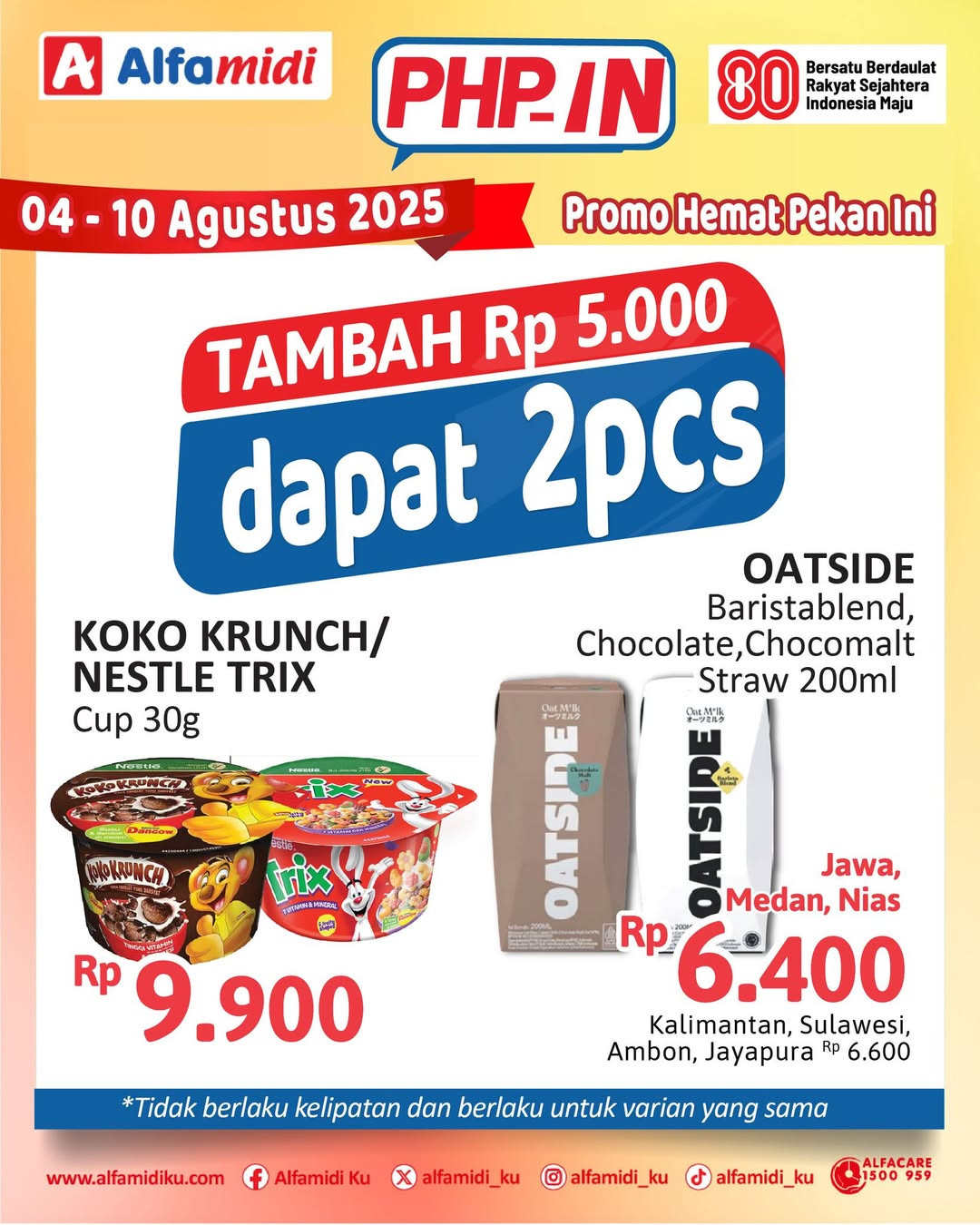 Promo Alfamidi PHPin Periode 4 - 10 Agustus 2025