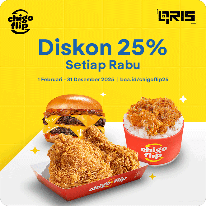Promo ChigoxFlip Diskon 25% Tiap Rabu dengan BCA - Image 1