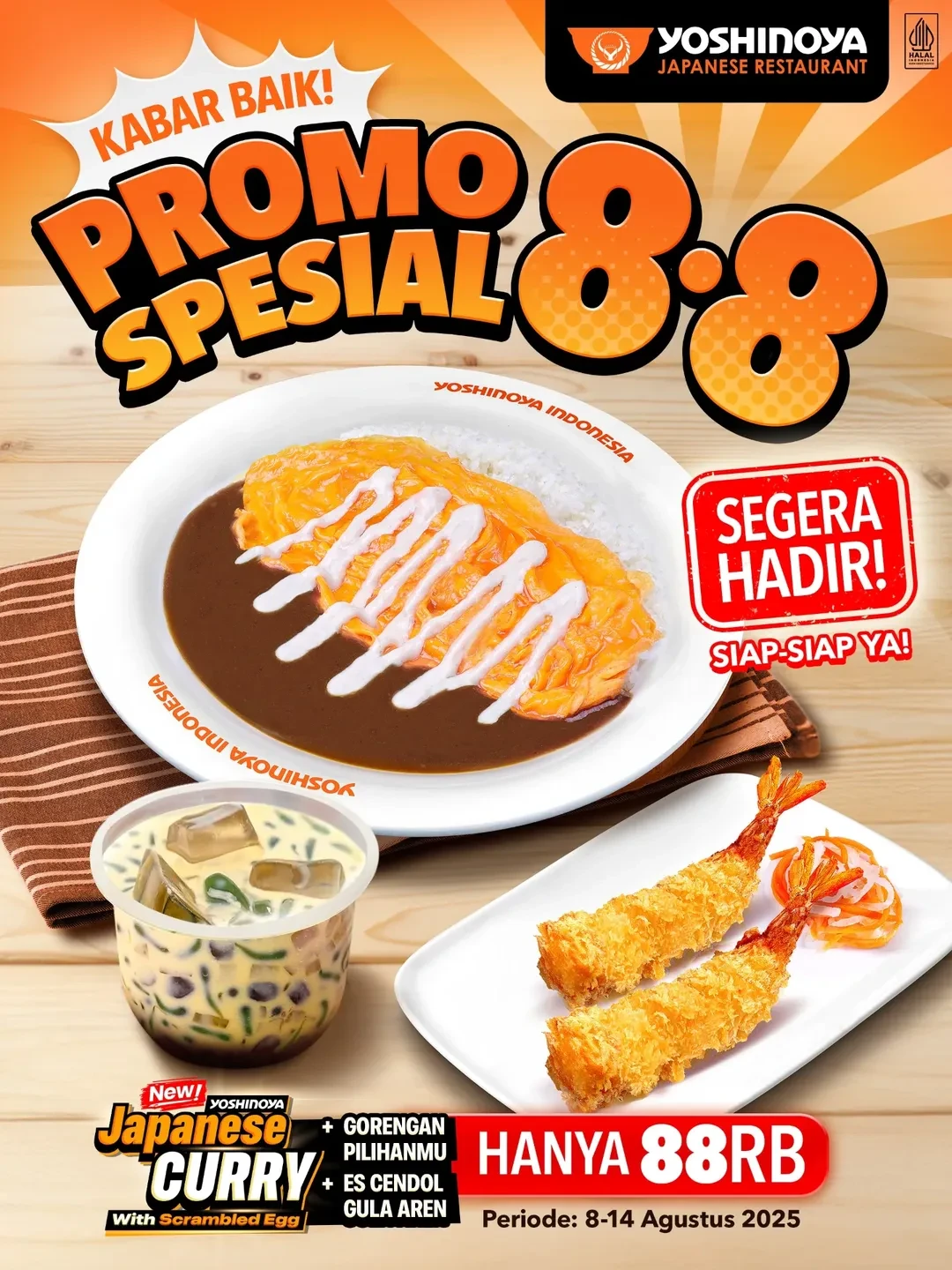 Promo Yoshinoya Special 8.8