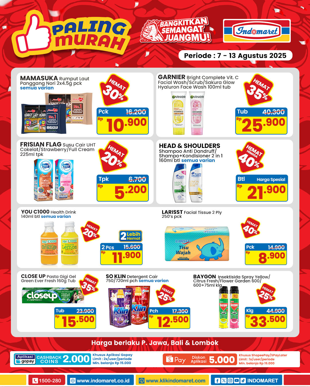Promo Indomaret Paling Murah 7 - 13 Agustus 2025