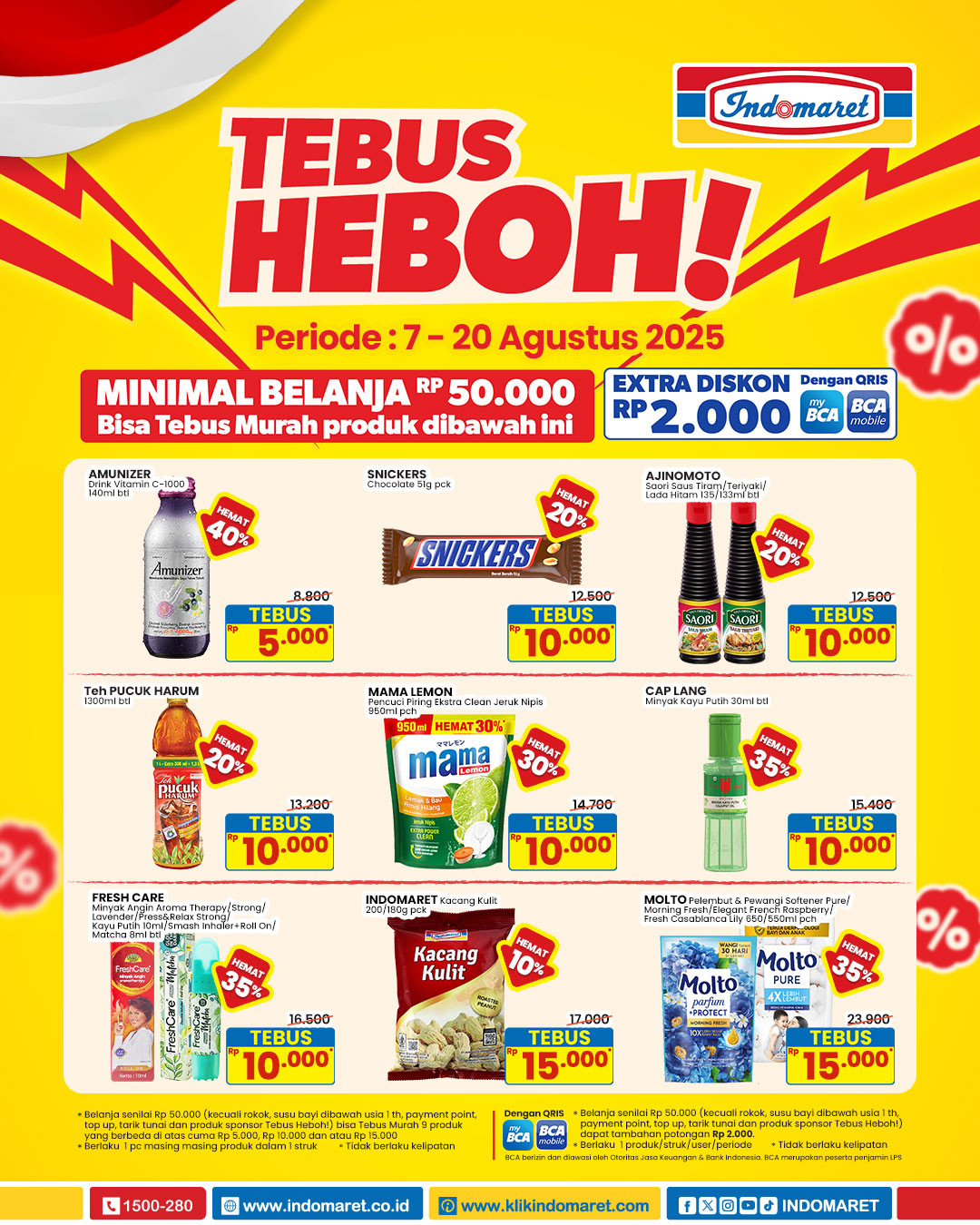 Promo Indomaret Tebus Heboh Periode 7 - 20 Agustus 2025 - Image 2