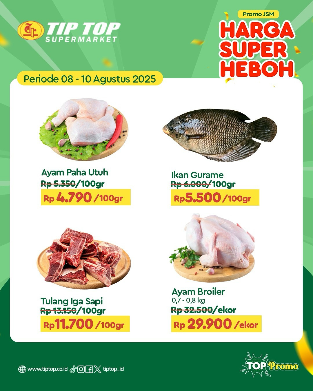 Promo Tip Top JSM Harga Super Heboh Periode `8 - 10 Agustus 2025 - Image 2