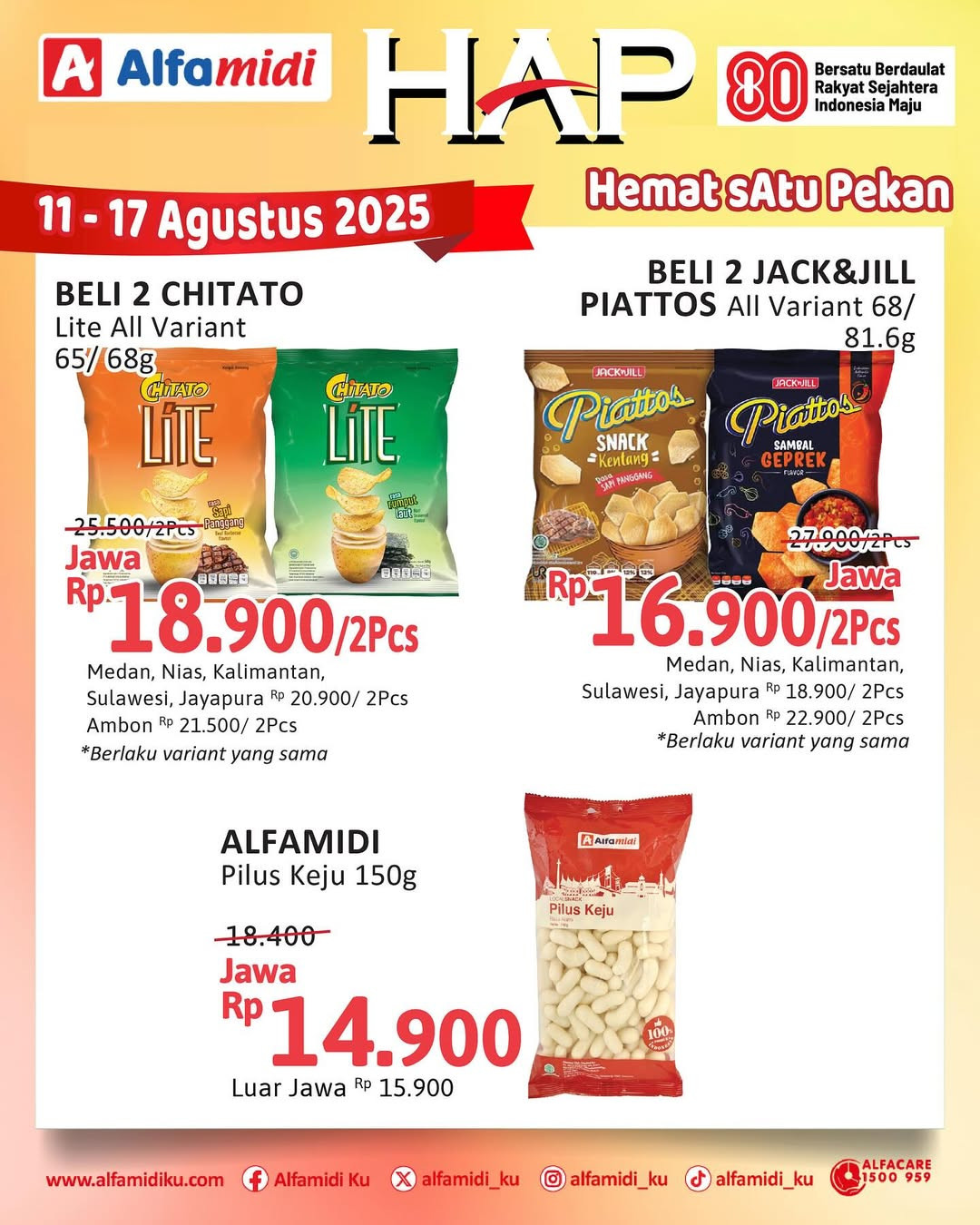Promo Alfamidi HAP Periode 11 - 17 Agustus 2025 - Image 1