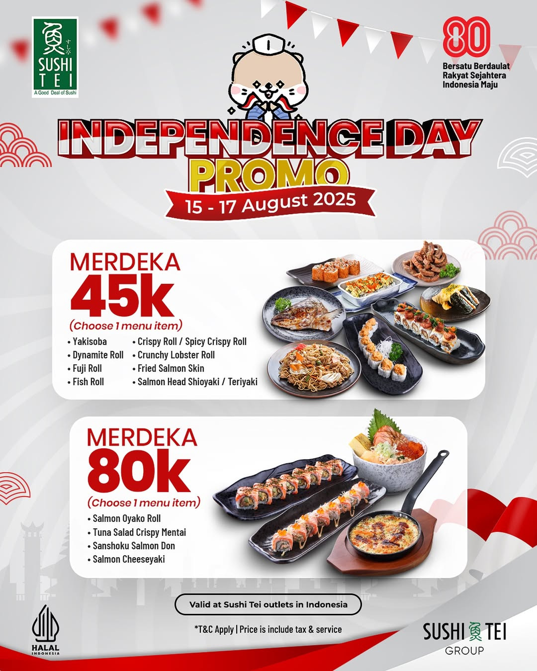 Promo Sushi Tei Independence Day Mulai Dari Rp 45K - Image 2