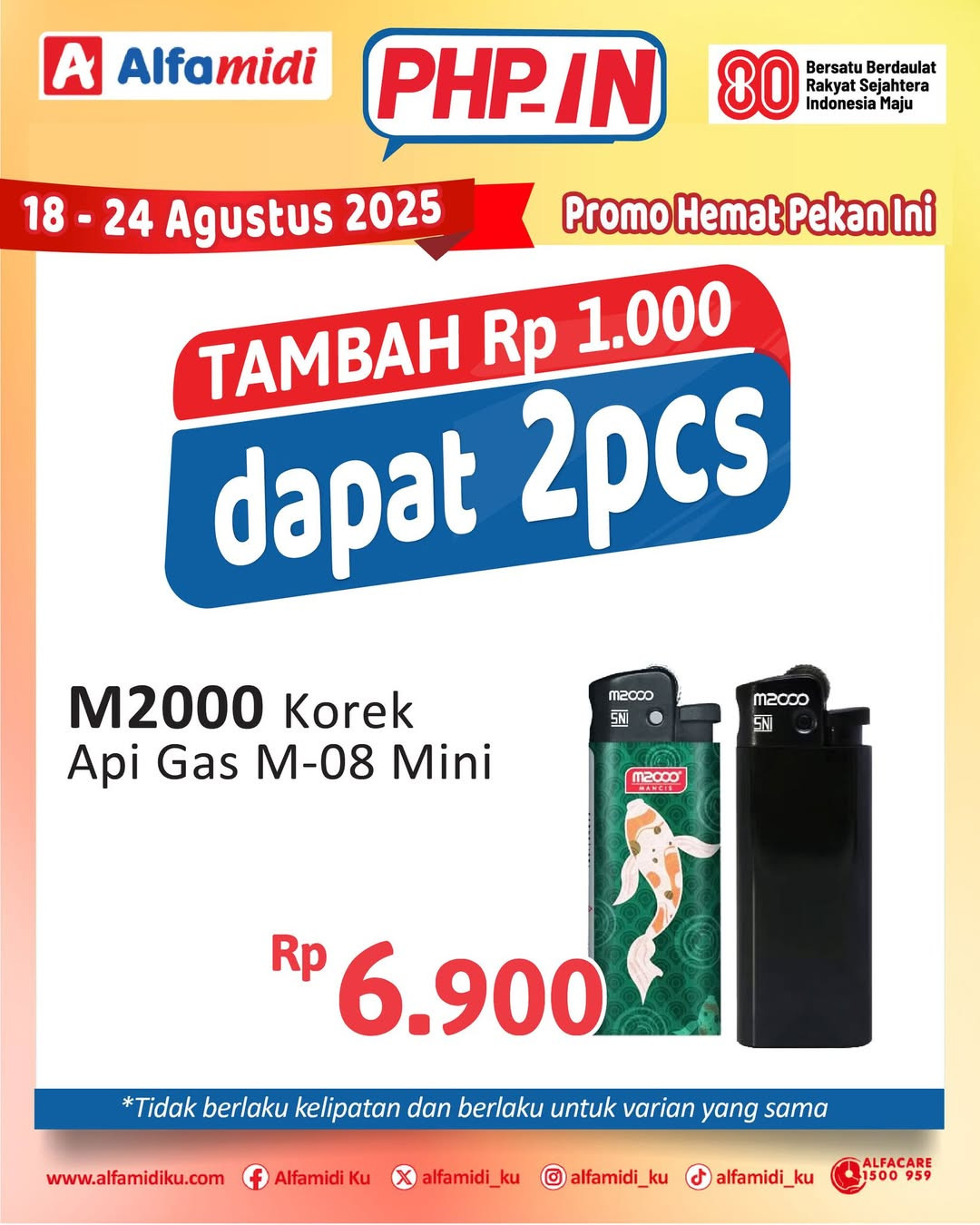 Promo Alfamidi PHPin Periode 18 - 24 Agustus 2025