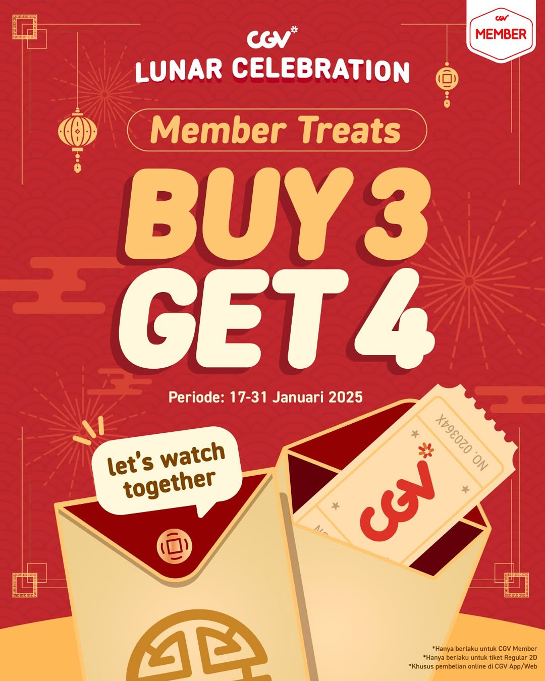 Promo CGV Lunar Celebration Member Treat Buy 3 Get 4 - Image 2