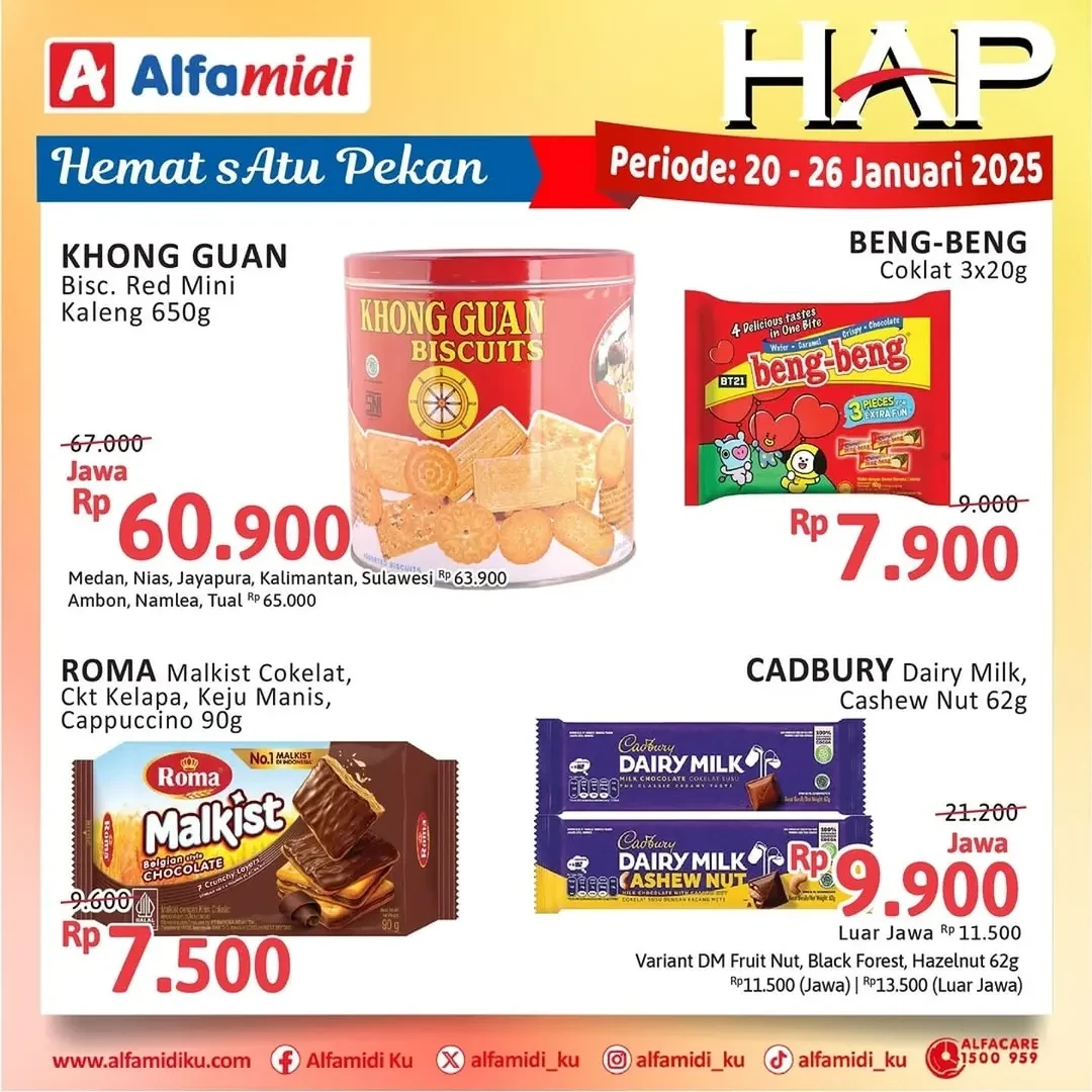 Promo Alfamidi HAP Periode 20 - 26 Januari 2025 - Image 1