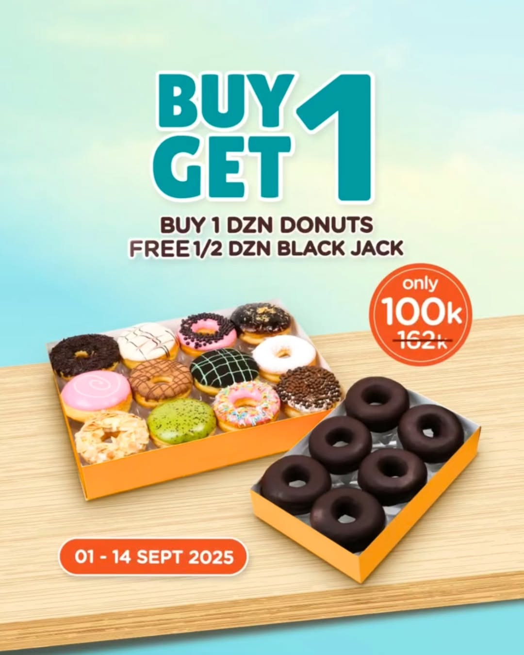 Promo J.Co Supermall Karawaci Beli 1 GRATIS 1/2 Lusin - Image 2