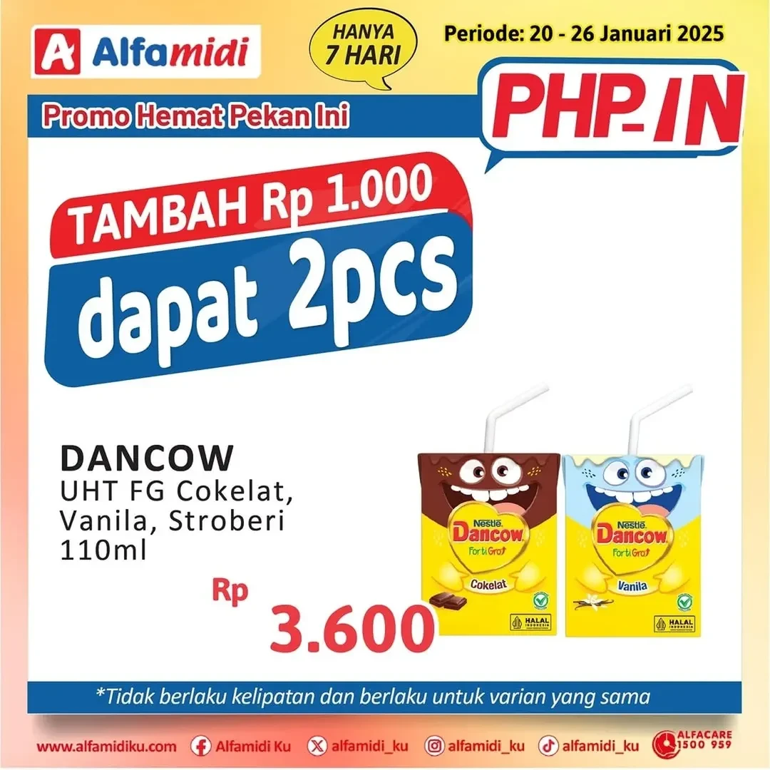 Promo Alfamidi PHPin Periode 20 - 26 Januari 2025 - Image 3