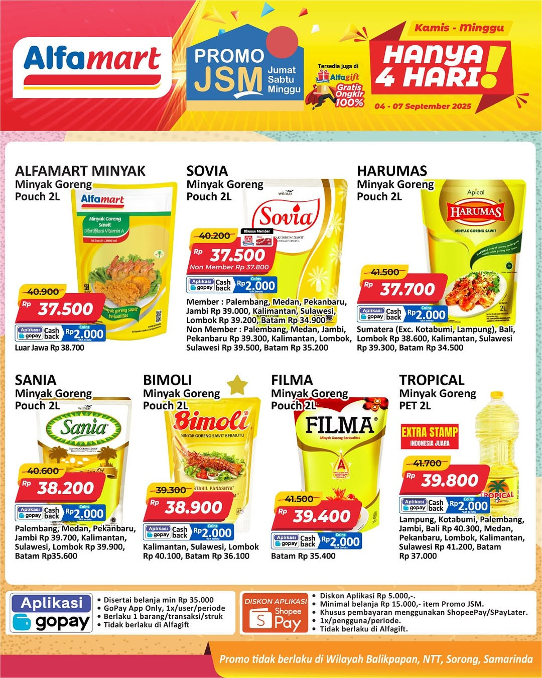 Promo Alfamart JSM Weekend Periode 4 - 7 September 2025