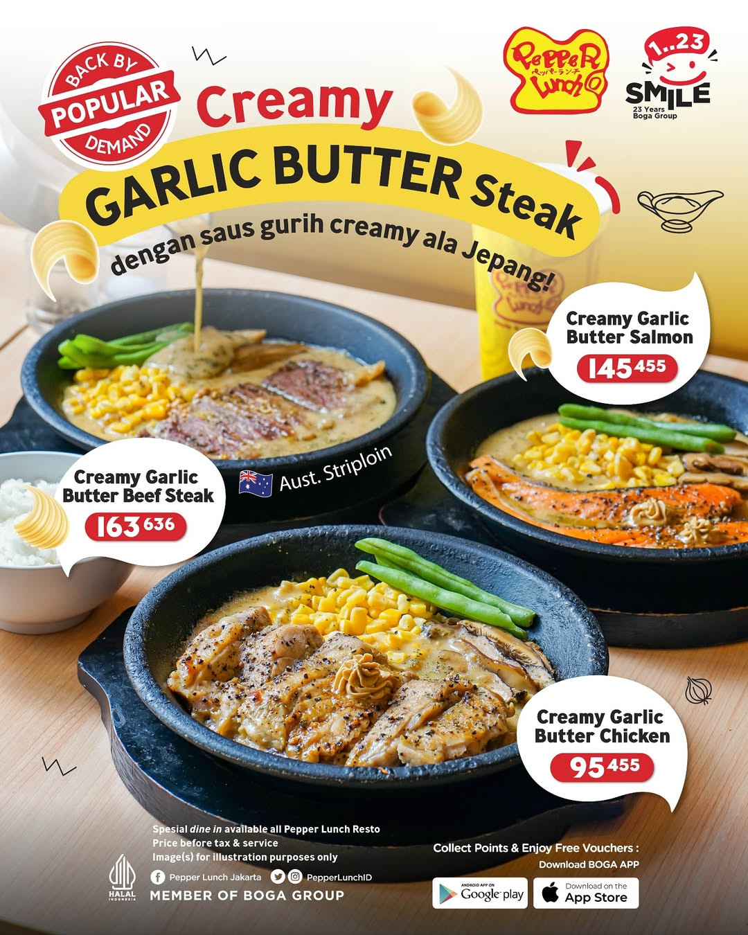 Promo Pepper Garlic Butter Steak Mulai Dari Rp 95.000 - Image 2