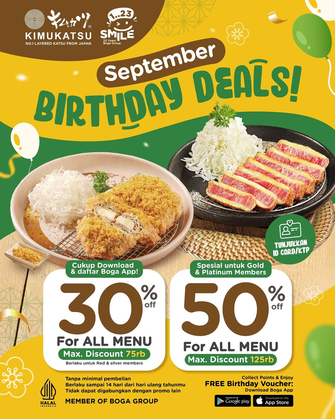 Promo Kimukatsu Birthday Deals September 2025 - Image 1