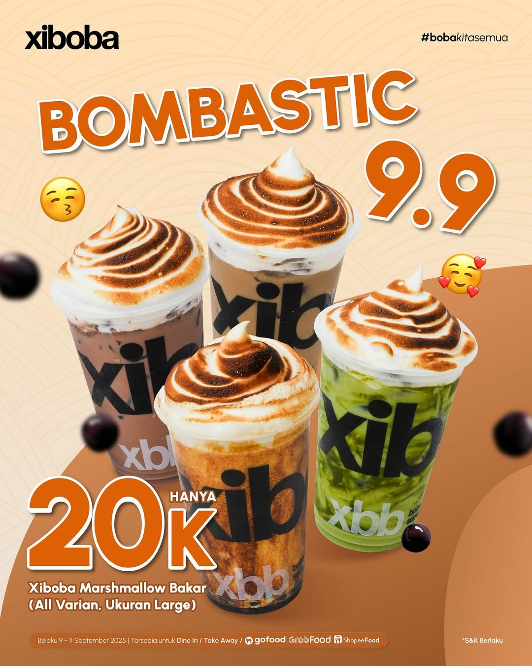 Promo Xiboba Bombastic 9.9 Hanya Rp 20.000 - Image 1