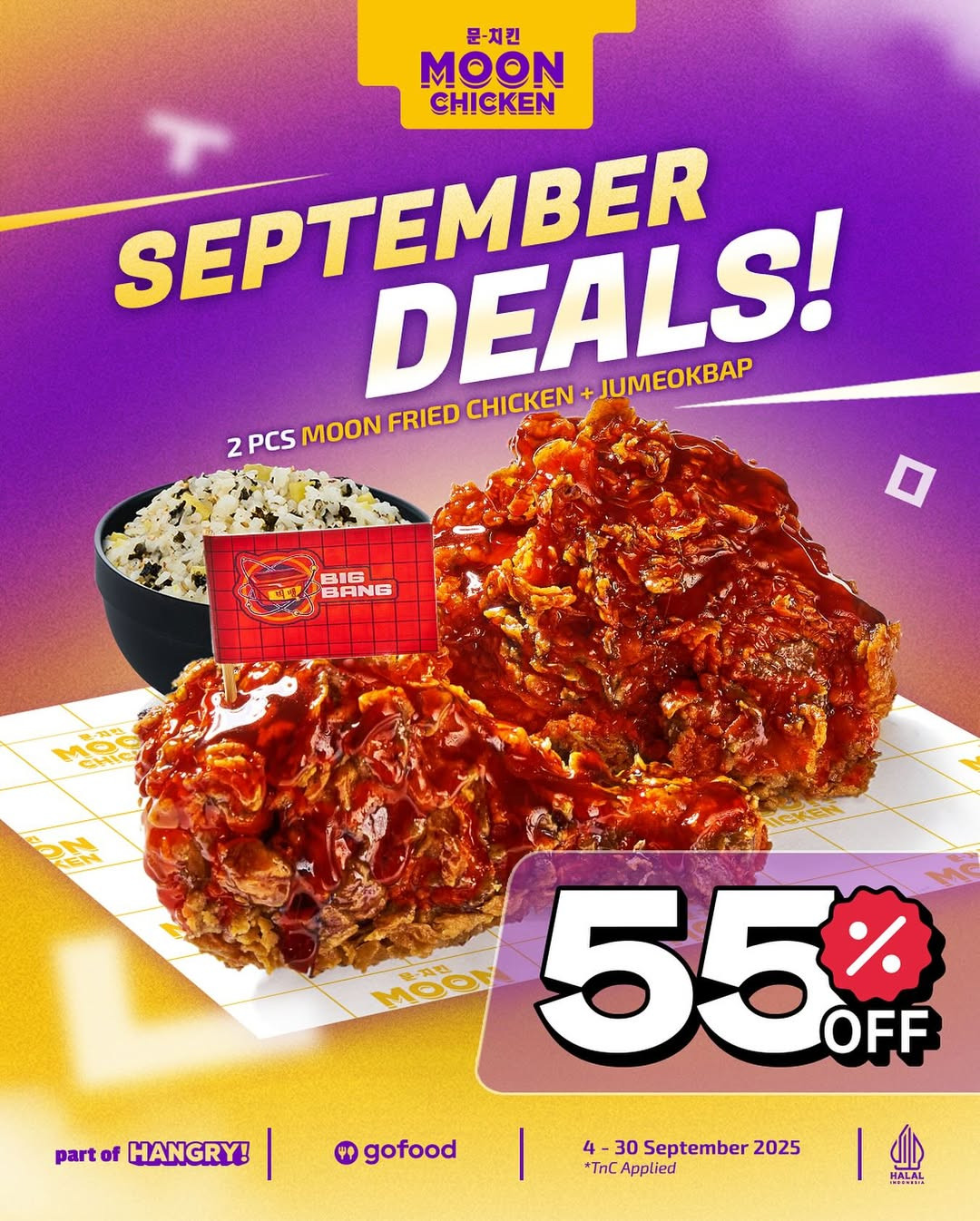 Promo Moon Chicken September Deals Diskon 55% - Image 2