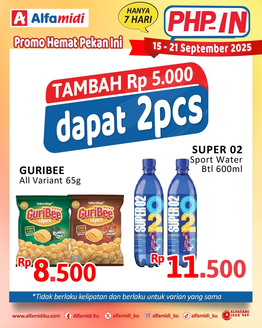 Promo Alfamidi PHPin Periode 15 - 21 September 2025