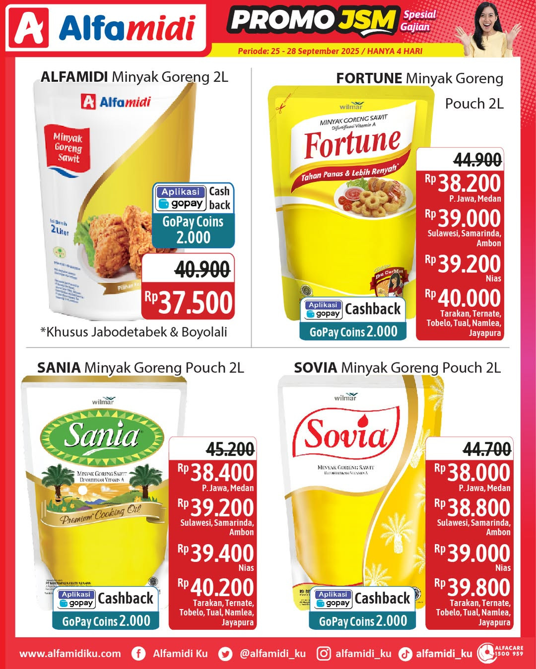 Promo Alfamidi JSM Periode 25 September - 1 Oktober 2025