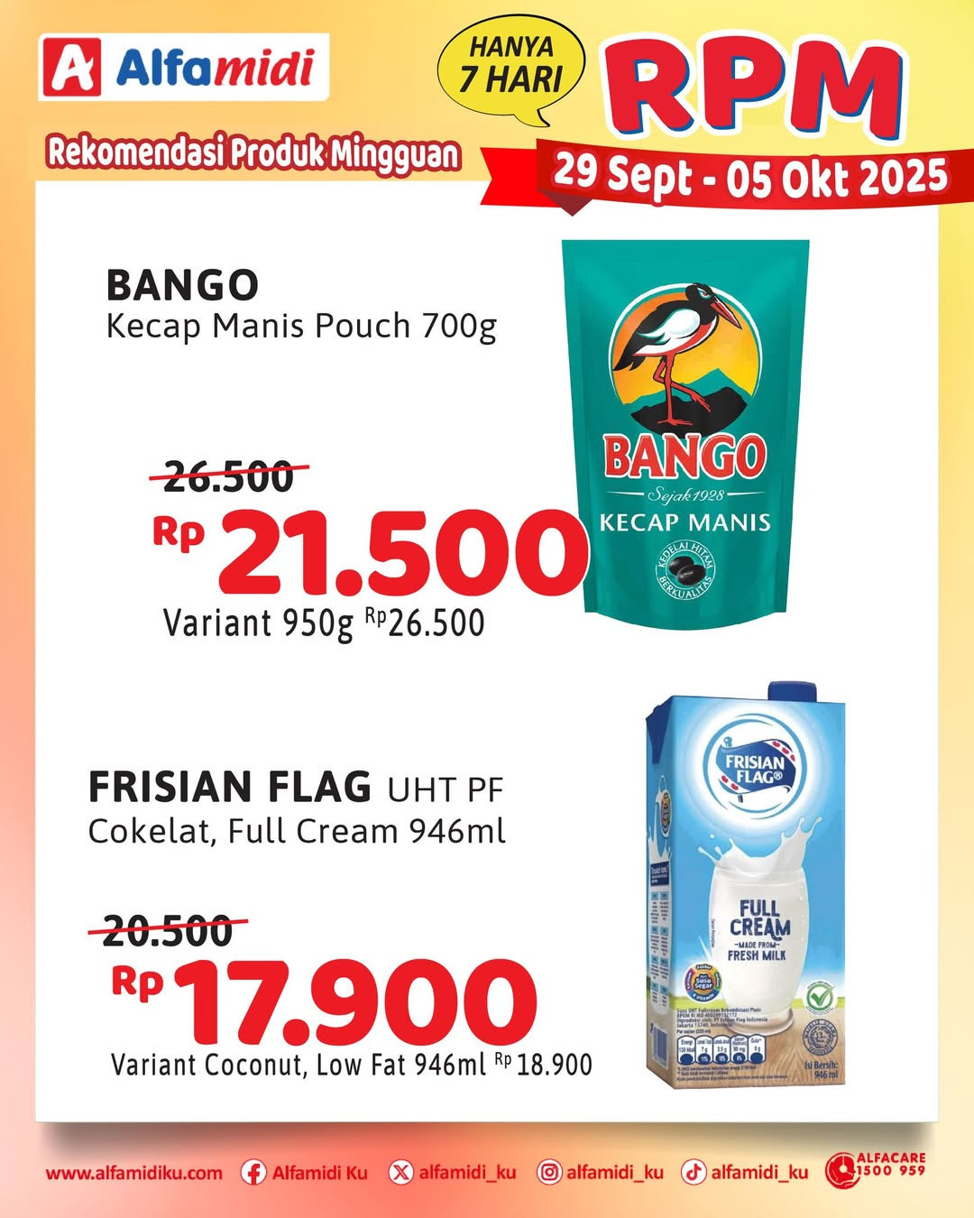 Promo Alfamidi RPM Periode 29 September - 5 Oktober 2025
