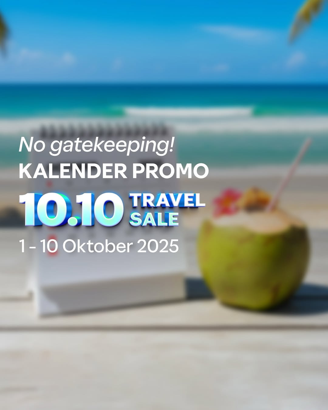 Promo Traveloka 10.10 Travel Sale 2025