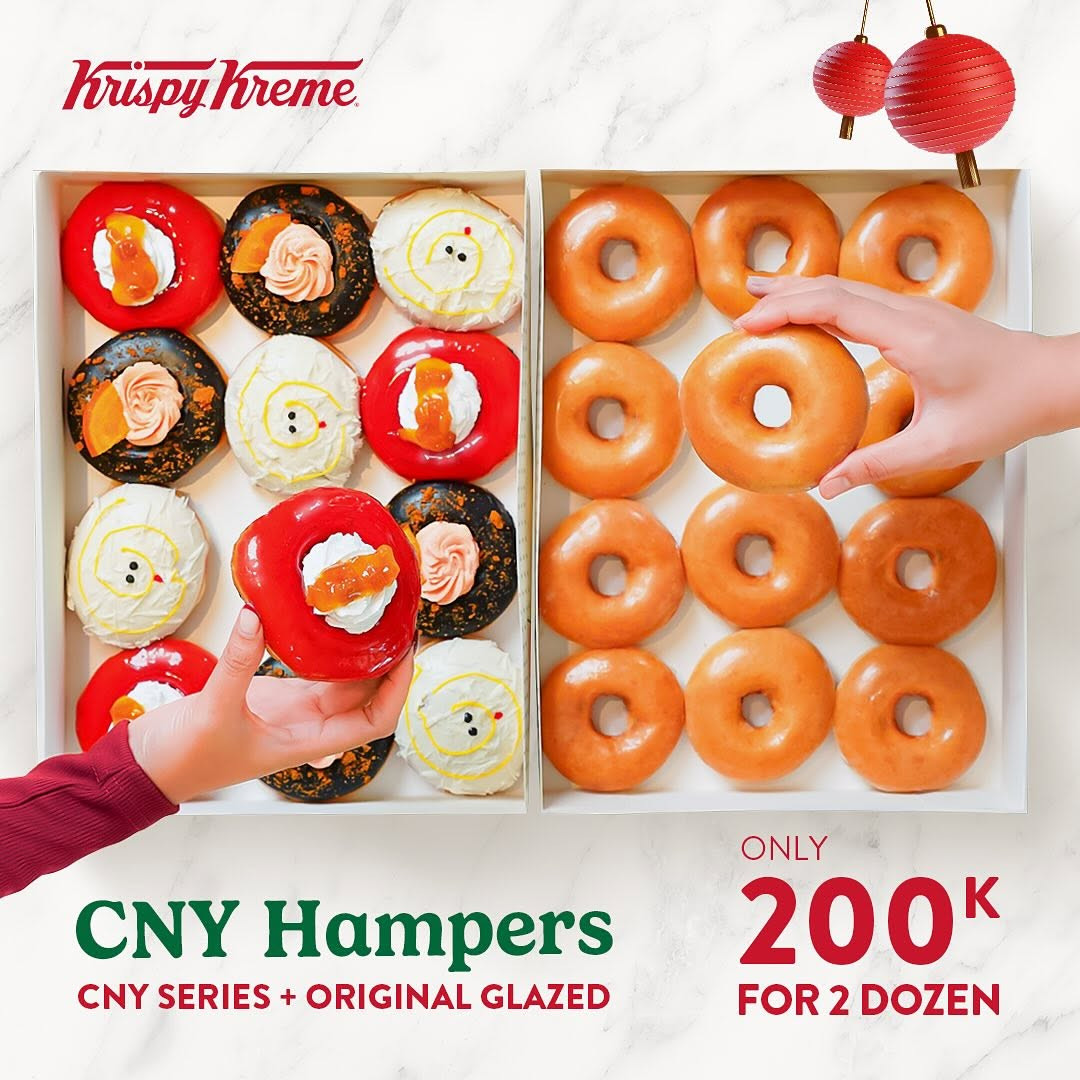 Promo Krispy Kreme CNY Hampers Hanya Rp 200K/2 Lusin - Image 2