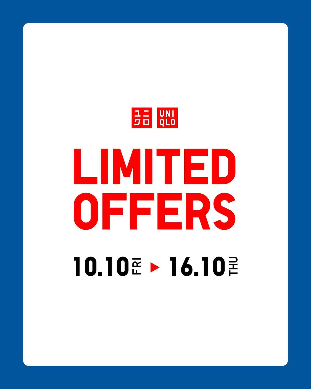 Promo Uniqlo Limited Offers Periode 10 - 16 Oktober 2025 - Image 2